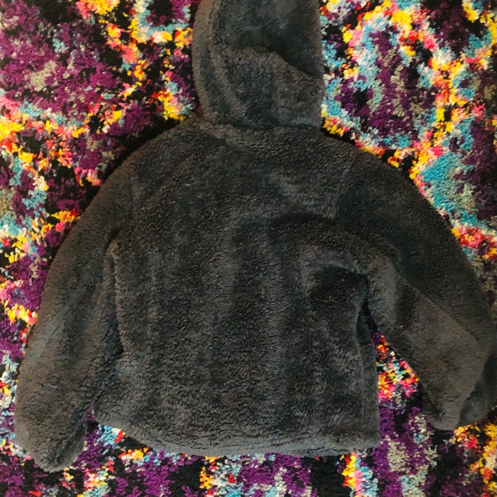 Reebok fleece grey zip up hoodie - Picture 3 of 4